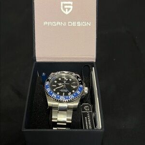 Pagani Design GMT “Batman “Automatic Watch